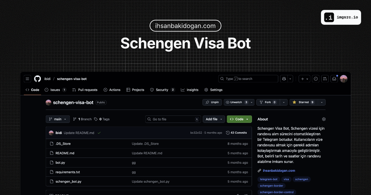 Schengen Visa Bot